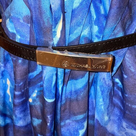 Michael Kors Surf Blue Fit & Flare dress - Picture 3 of 6